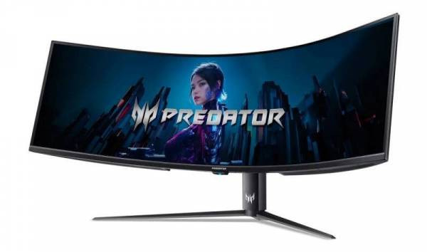 Acer представила огромный 57-дюймовый монитор Predator Z57 — двойное 4K, 120 Гц и MiniLED за $2500